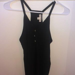 Black tank top